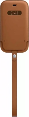 Чехол Apple Leather Sleeve with MagSafe для iPhone 12 mini (MHMP3ZE/A), золотисто-коричневый